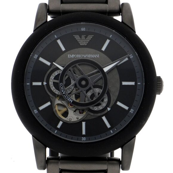 ARMANI Watches AR-60010 Stainless Steel Mechanical Automatic Genuine box